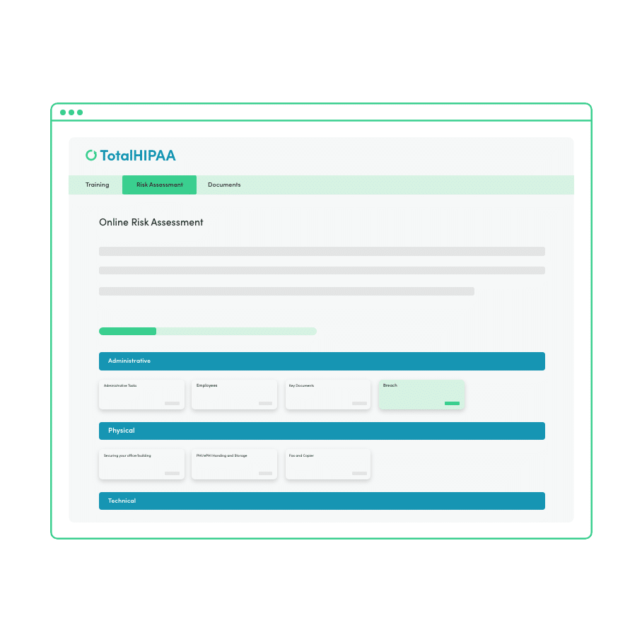 TotalHIPAA_HIPAAPrime-Section Total HIPAA screenshot