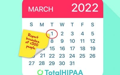 Deadline for Reporting Small HIPAA Breaches Is March 1st