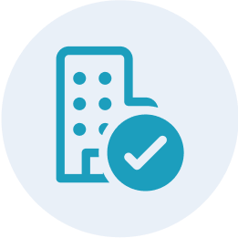 Checkmark Building Icon
