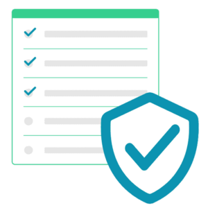 Checklist and Shield Icon